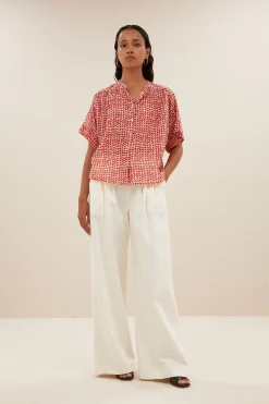 By bar alex love blouse | love print^ Blusen