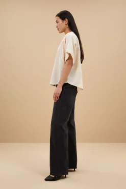 By bar alex rib blouse | off white^ Blusen