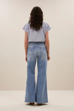 By bar amie embroidery blouse | indi grey^ Blusen