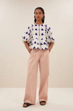 By bar avelon ikat blouse | blue ikat^ Blusen