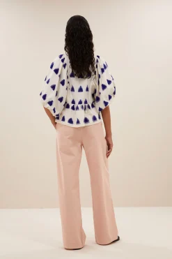 By bar avelon ikat blouse | blue ikat^ Blusen