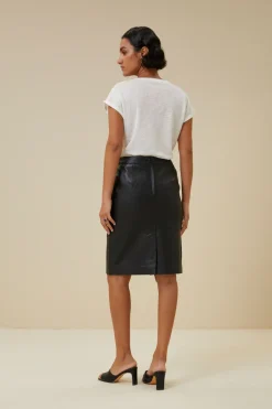 By bar basic leather skirt |^ Röcke