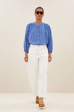 By bar becky athia blouse | sapphire blue^ Blusen