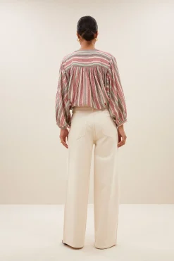 By bar becky multi stripe athia blouse | multi stripe^ Blusen