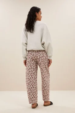 By bar begum pink cheetah pants | pink cheetah print^ Hosen|Jeans