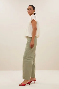 By bar begum poplin GD pants | seagrass^ Hosen
