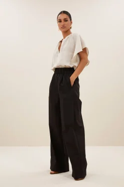 By bar benji poplin pants | black^ Hosen