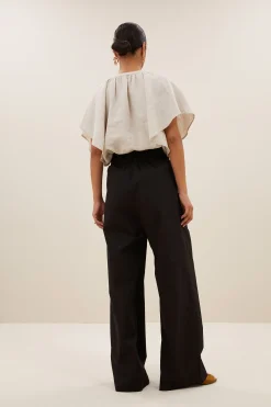 By bar benji poplin pants | black^ Hosen