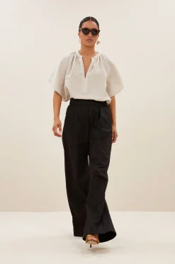 By bar benji poplin pants | black^ Hosen