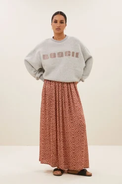 By bar bibi boogie sweater | grey melee^ Pullover|Strick