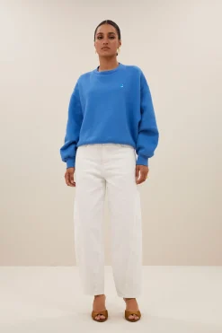 By bar bibi dancing sweater | queens blue^ Pullover|Strick