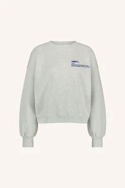 By bar bibi heavy sweater | light grey melee^ Pullover|Strick