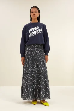 By bar bibi super sweater | uniform blue^ Pullover|Strick