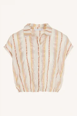 By bar bieke gloss stripe blouse | pastel gloss stripe^ Blusen