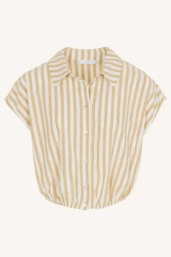 By bar bieke linen stripe blouse |^ Blusen