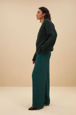 By bar bobbi cardigan | dark green^ Strickjacken