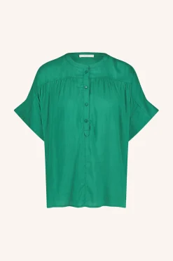 By bar bo dobby blouse | bright green^ Blusen