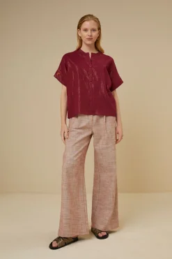 By bar bo metallic blouse |^ Blusen