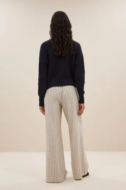 By bar boxy beau cotton pullover |^ Strick