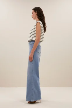 By bar diede breton stripe top | black breton stripe^ Pullover|Strick