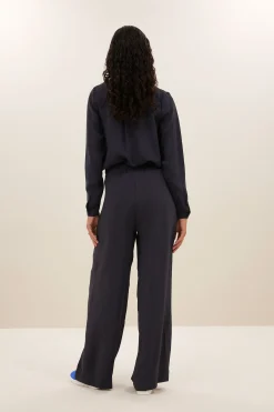 By bar donna satin stripe blouse |^ Blusen