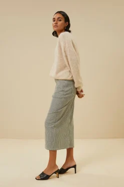 By bar elba stripe skirt | jet black^ Röcke
