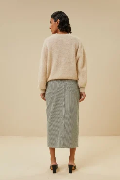 By bar elba stripe skirt | jet black^ Röcke
