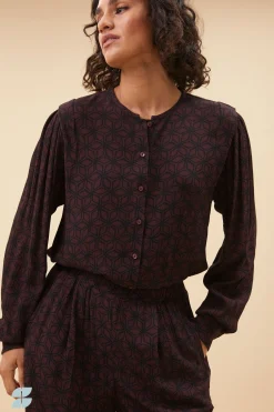 By bar erin contiki blouse | contiki print^ Blusen