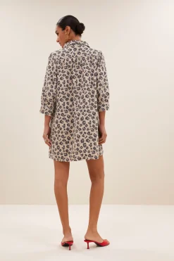 By bar flynth cheetah dress | cheetah print^ Kleider
