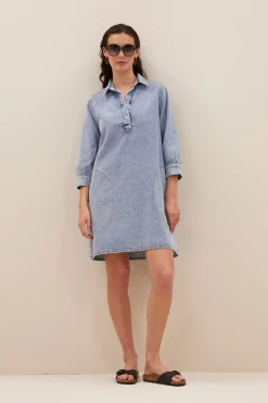 By bar flynth denim dress | light denim^ Kleider