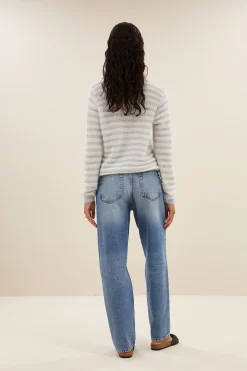 By bar gwen thin stripe pullover | blue thin stripe^ Strick