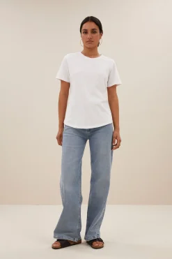 By bar holy logo top | bright white^ Tops & Shirts