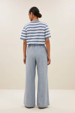By bar hope big stripe top | blue flame stripe^ Tops & Shirts
