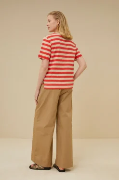 By bar hope big stripe top | poppy red^ Tops & Shirts