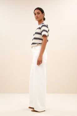 By bar hope stripe top | navy grain stripe^ Tops & Shirts