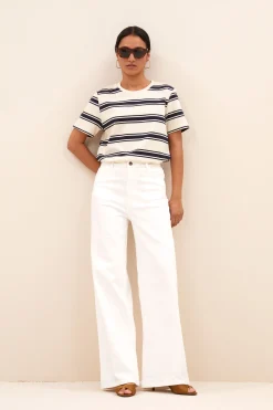 By bar hope stripe top | navy grain stripe^ Tops & Shirts