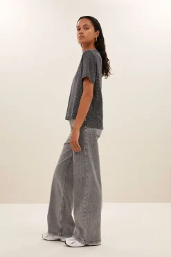By bar hope thin stripe top | jet black^ Tops & Shirts