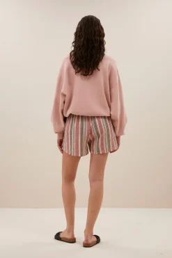 By bar isa multi stripe athia shorts | multi stripe^ Overalls & Shorts