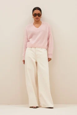 By bar isja fine pullover | light pink^ Strick