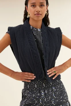By bar isla embroidery jacket |^ Gilets & Spencers|Jacken