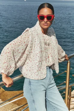 By bar isla flower jacket | little flower print^ Gilets & Spencers|Jacken