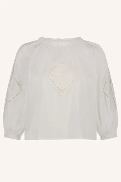 By bar iva blouse | off white^ Blusen