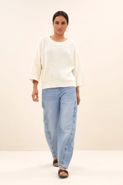 By bar jack pullover | off white^ Strick