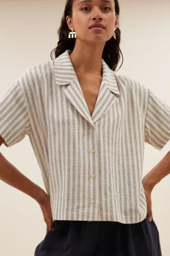 By bar jake marine blouse | marine stripe^ Blusen