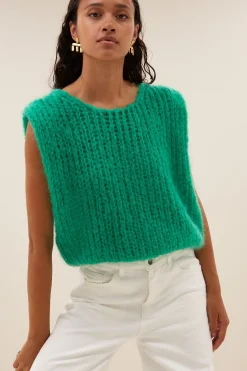 By bar james spencer | bright green^ Gilets & Spencers|Strick
