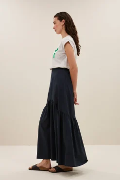 By bar joya poplin skirt | midnight^ Röcke