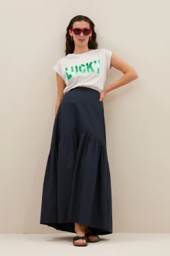 By bar joya poplin skirt | midnight^ Röcke