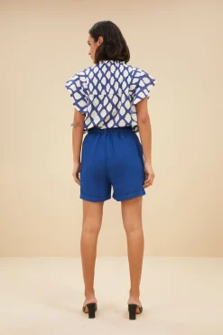 By bar june linen shorts |^ Overalls & Shorts