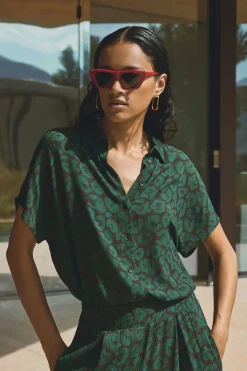 By bar karly spotted blouse | spotted print^ Blusen