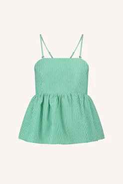 By bar leah stripe top | green seer stripe^ Tops & Shirts